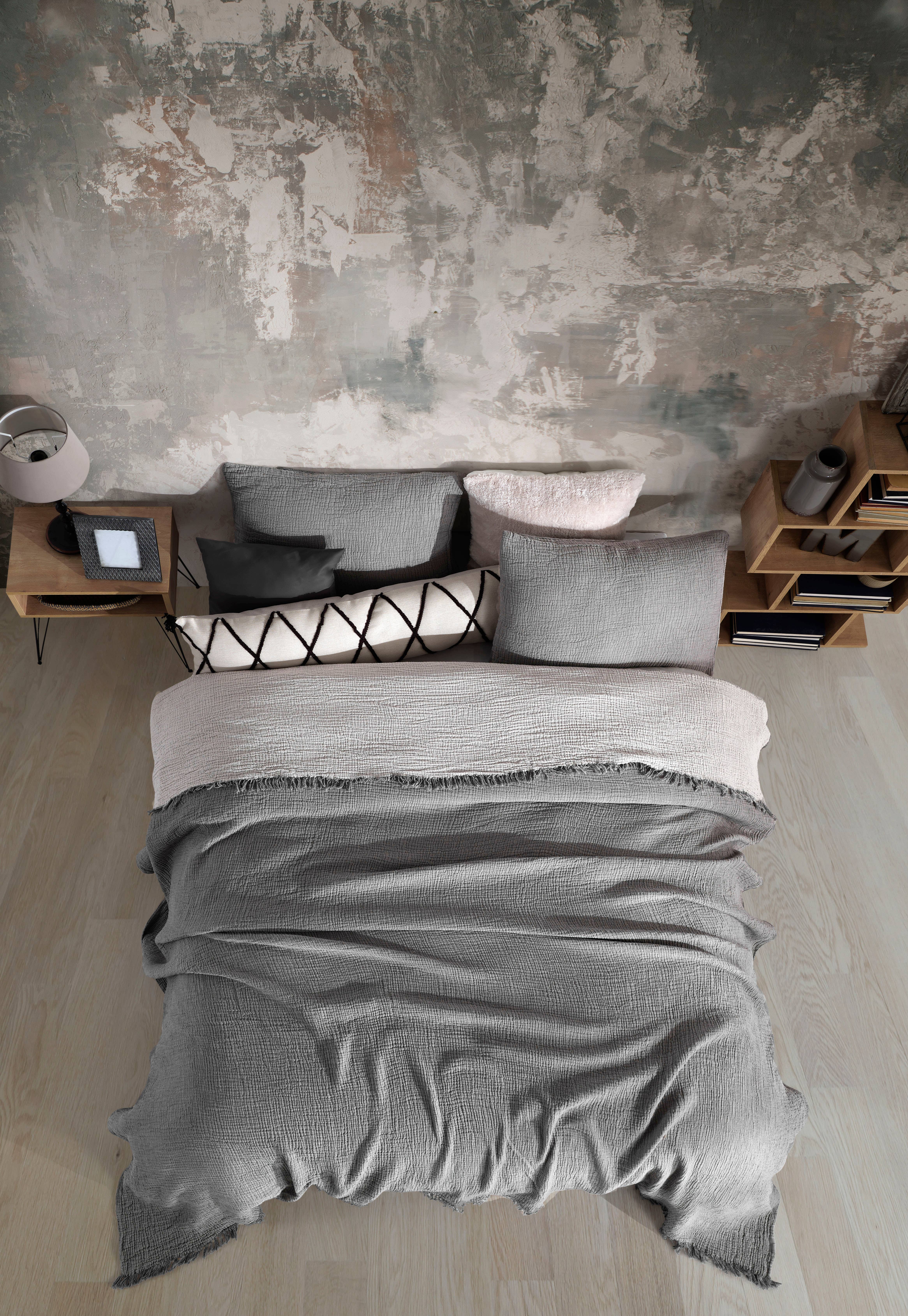 destinyhometex - Wholesale Throw Blanket - Purple color 4 layer gauze throw20