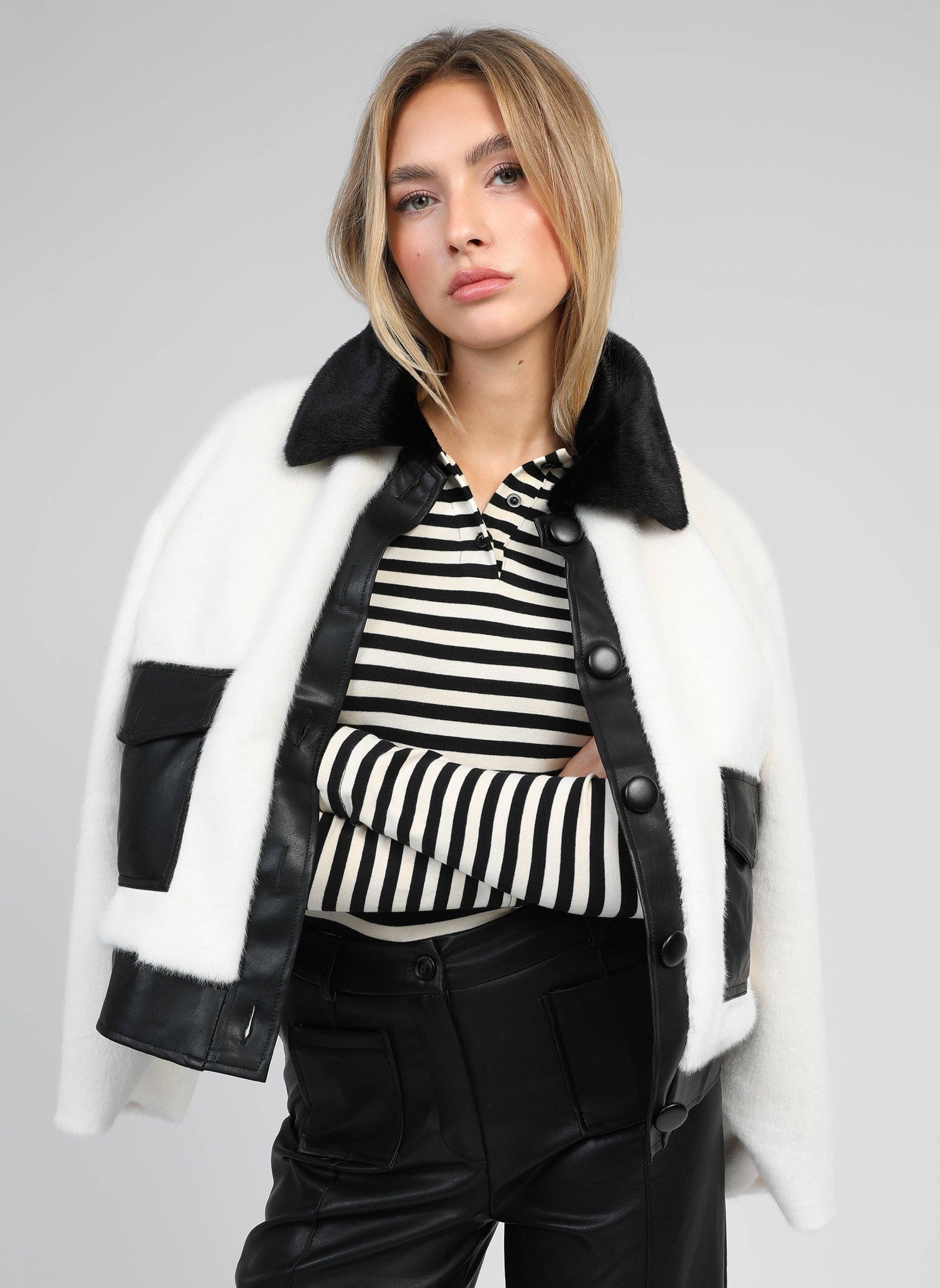 An'ge - Wholesale Jacket - Women's - CHARLIZE JACKET ecru1