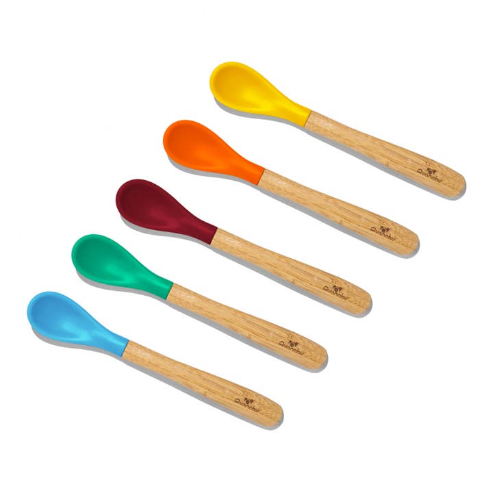 Avanchy - Wholesale Feeding Set - Baby - Avanchy Bamboo and Silicone Infant Spoons (Younger Babies)
