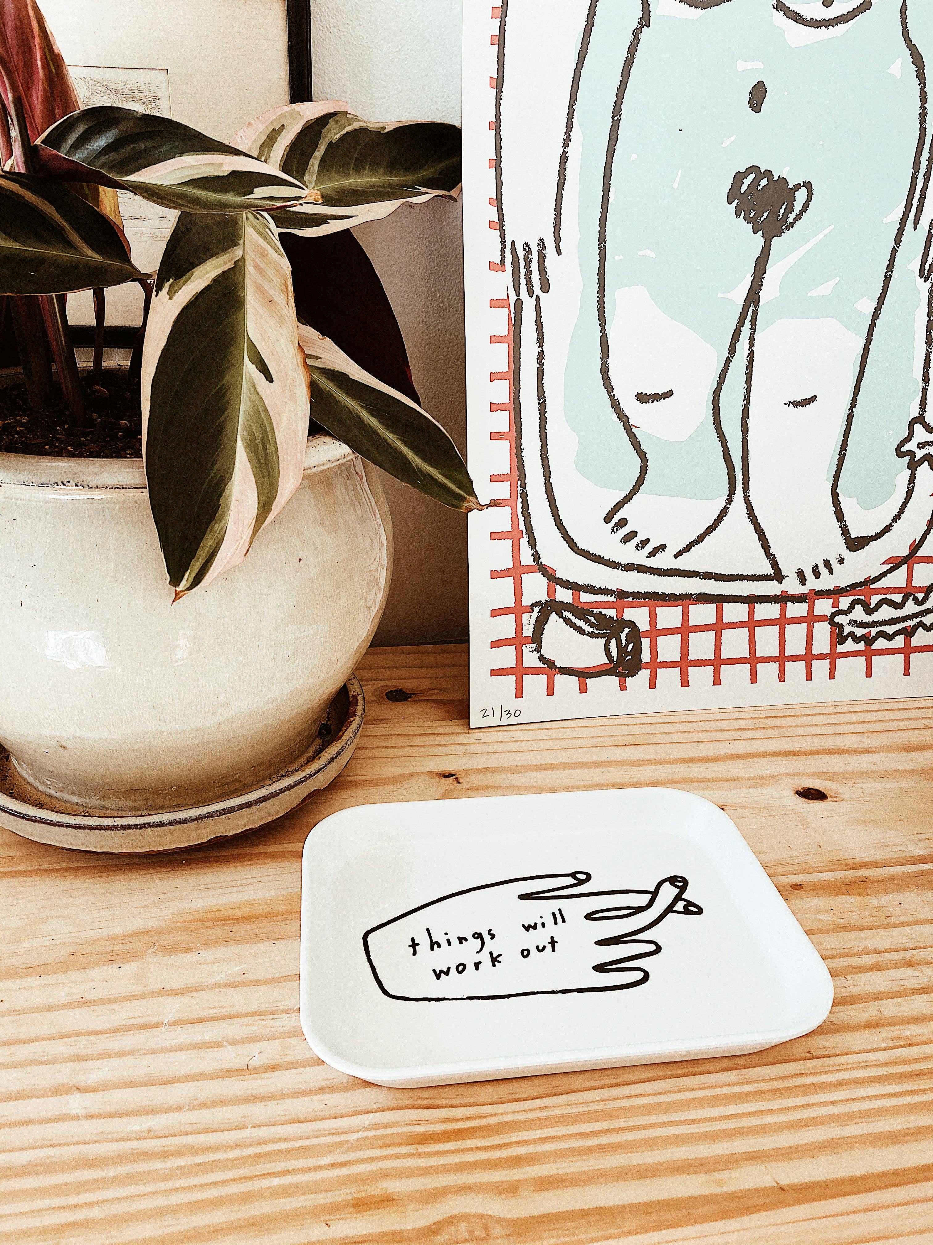 People I've Loved – wholesale Decorative tray – Things Will Work Out Tray4