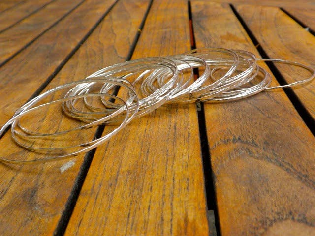 Sanyork Fair Trade – Engroshandel Armbånd – Alpaca Sølv Armbånd Hamret Armbånd 8" Individuel1