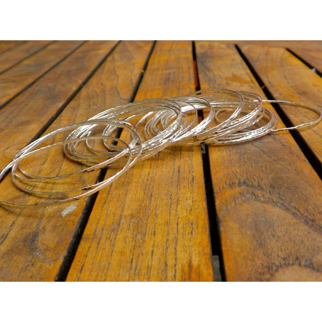 Sanyork Fair Trade – Engroshandel Armbånd – Alpaca Sølv Armbånd Hamret Armbånd 8" Individuel1