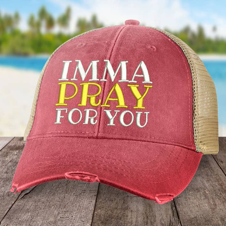 Piper Lou Collection - Wholesale Trucker Hat - Women's - I'mma Pray For You Hat