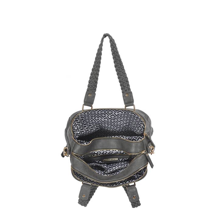 MMS Brands – Großhandel Satchel – Damen – Roxanne Schulranzen mit drei Fächern5