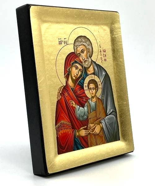 The Art of the Icon - Wholesale Religious Card - The Holy Family Silk Screen Icon3