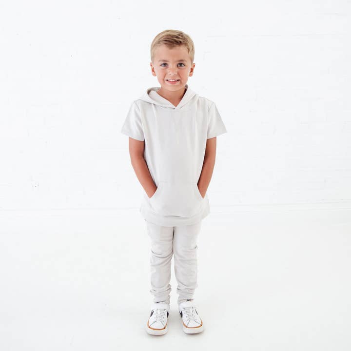 Conjunto de Jogger Streetwear Pérola Prateada por atacado de Dreamiere