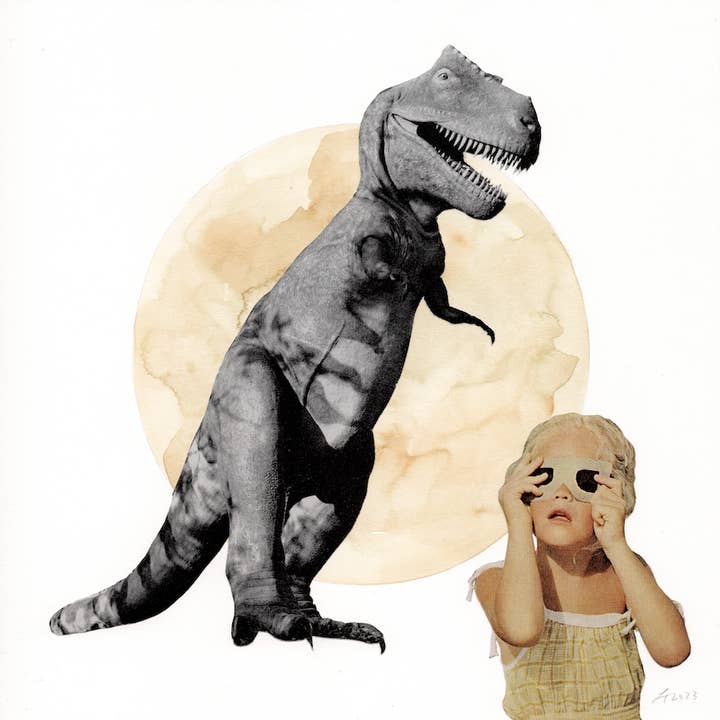 Real Creative Studio – wholesale Konsttryck – "Dinobright" 8x8 Konsttryck1