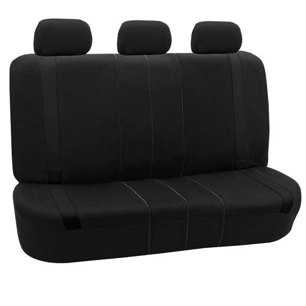 Cosmopolitan Seat Covers - Rear Black for wholesale by FH GROUP