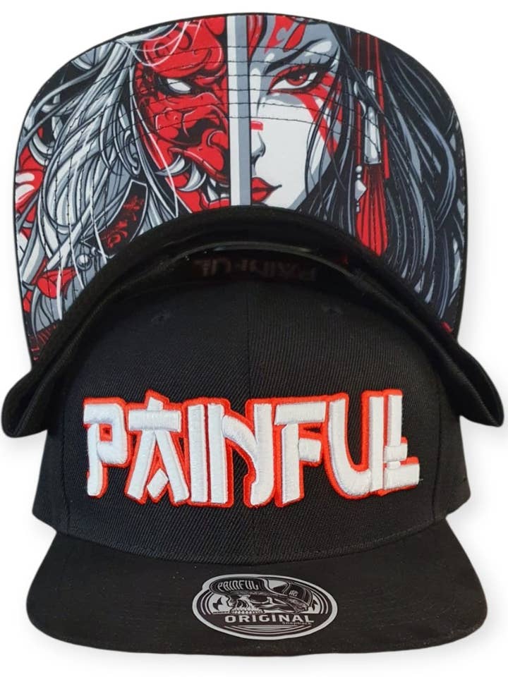 Cappellino Snapback Painful DUALITY per la vendita all'ingrosso da parte di Painful Clothing