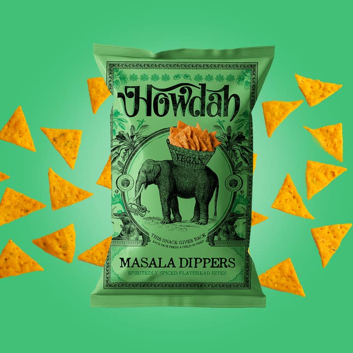 Howdah Snacks - Wholesale Chips - MASALA DIPPERS Flatbread Bites