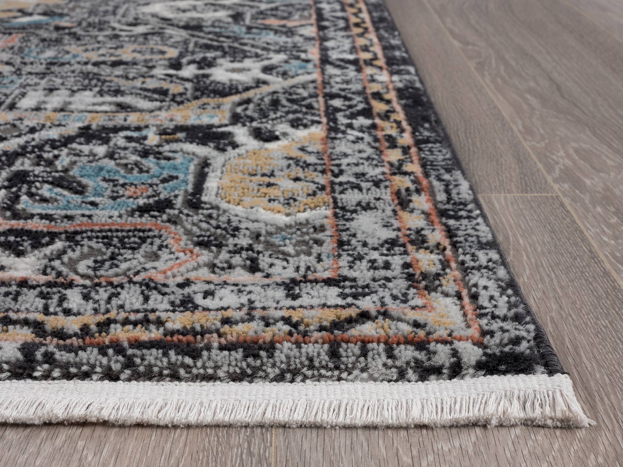 Abani Rugs - Wholesale Area Rug - Abani Azure AZR150A - Black Medallion Persian3