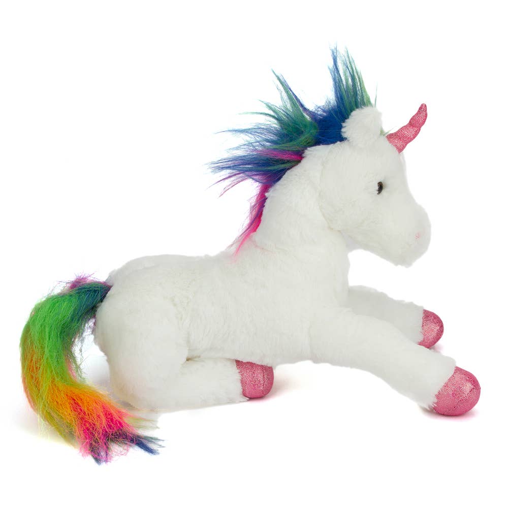 Plushland - Wholesale Stuffed/Plush Toy - Kids & Baby - 14″ Resting Unicorn Stuffed Animal | Pink Unicorn Plush Toy1