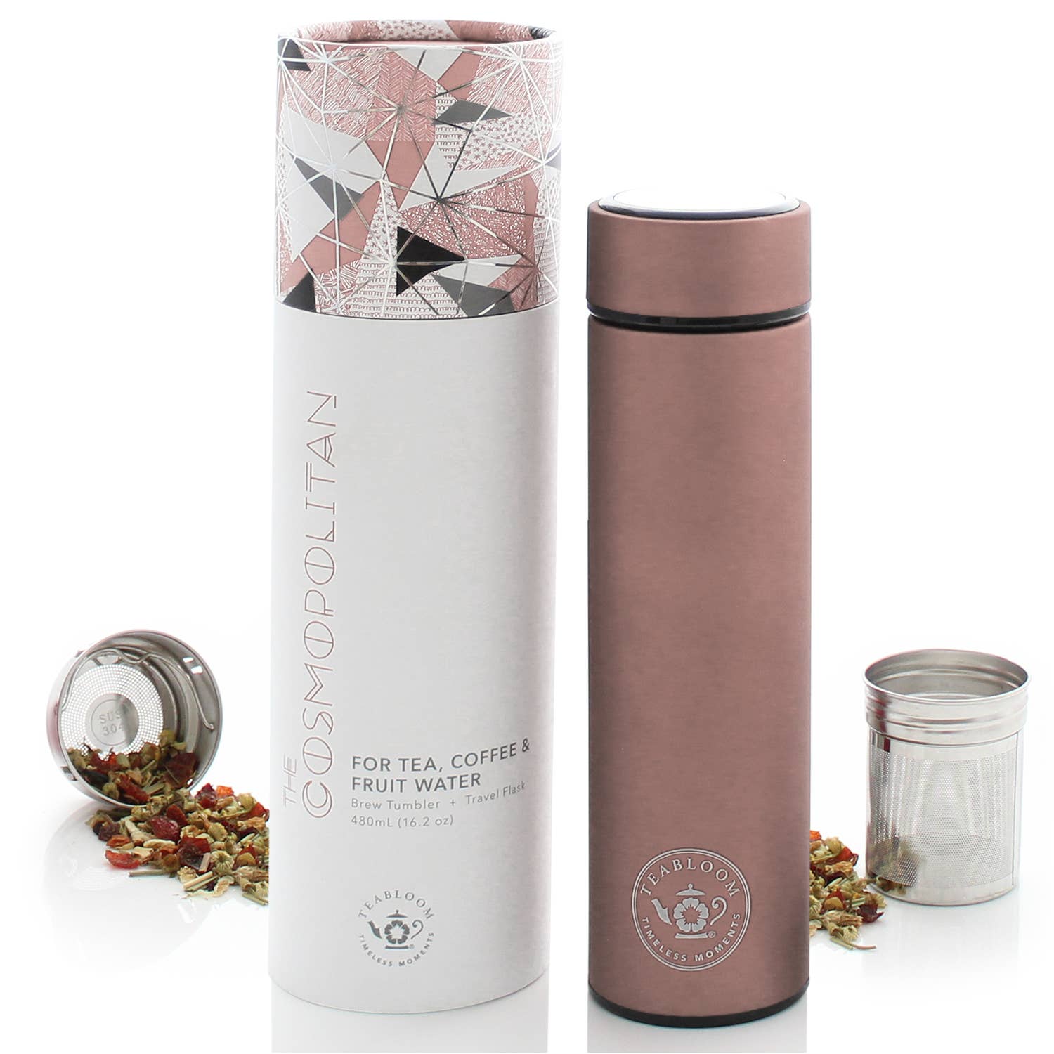 Teabloom - Wholesale Insulated mug/tumbler - Teabloom The Cosmopolitan Insulated Brew Tumbler3