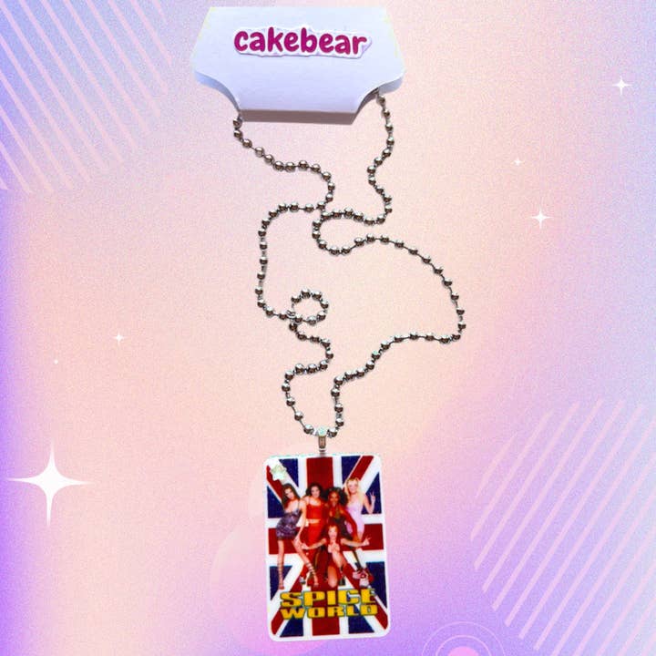 Spice Girls Spice World 90s VHS Movie Necklace for wholesale by Cakebear