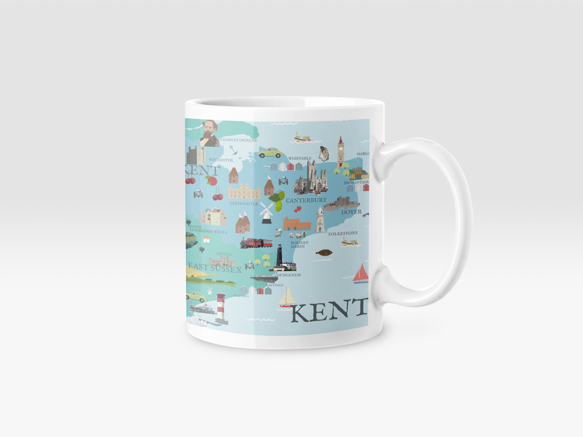 Betty Boyns Designs – wholesale Coffee mug – ILLUSTRATED MAP MUGS29