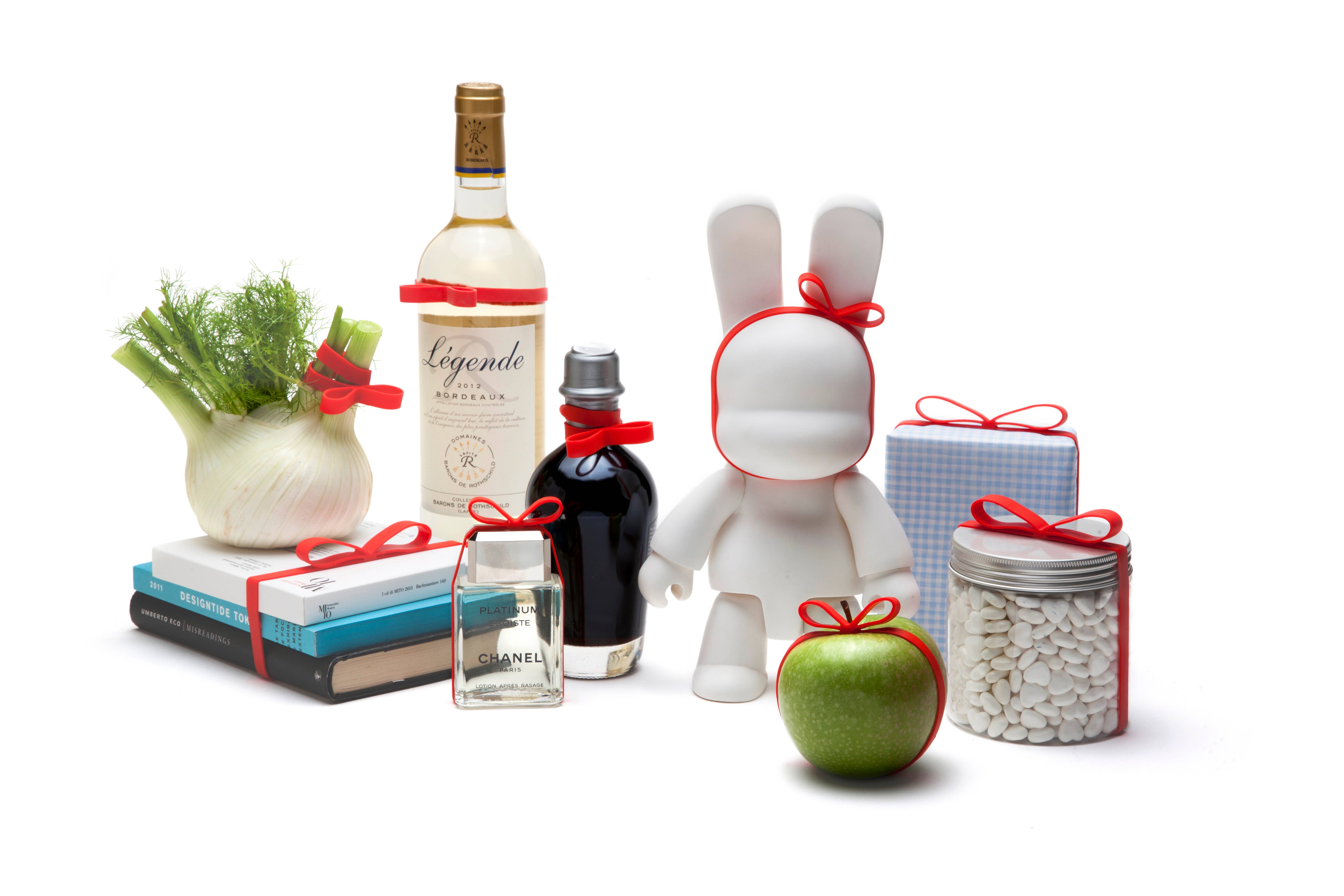 Monkey Business Design USA LLC - Wholesale Ribbon - Gift Wrapping - Gift wrapping elastic silicone ribbons | Gifted2