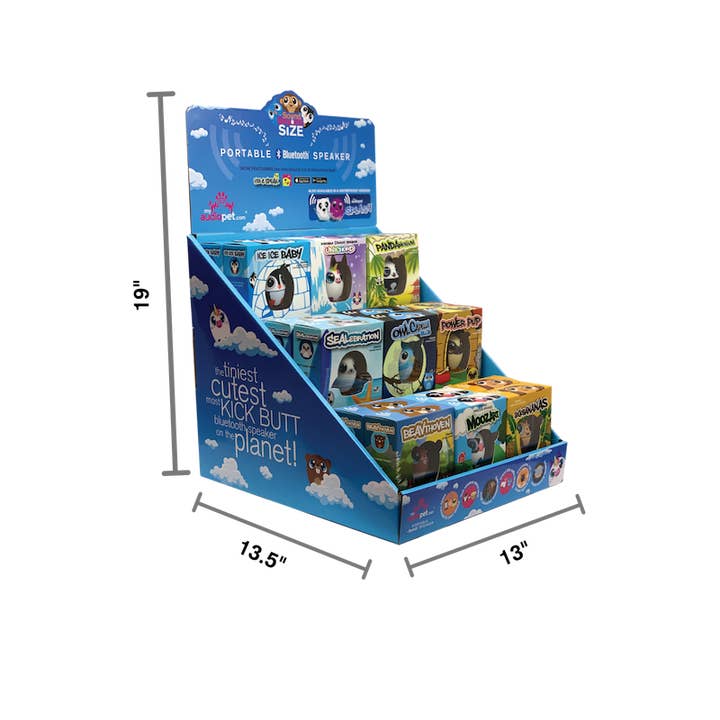 My Audio Life - Wholesale Speakers - My Audio Pet PDQ - 18 Unit Display with 24 Pets