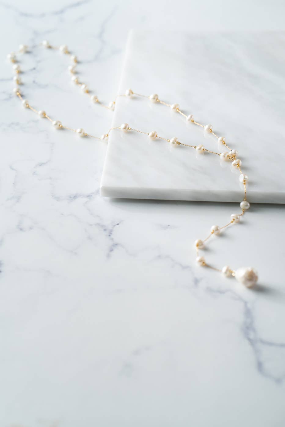 Goupi - Wholesale Y-Neck/Lariat Necklace - Lariat Pearl Rosario2