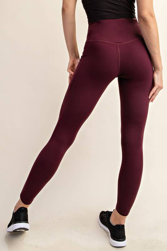 Sunday Morning - Wholesale Athletic/Lounge Leggings - Women's - P326237 HIGH WAIST YOGA PANTS WITH SIDE POCKETS24