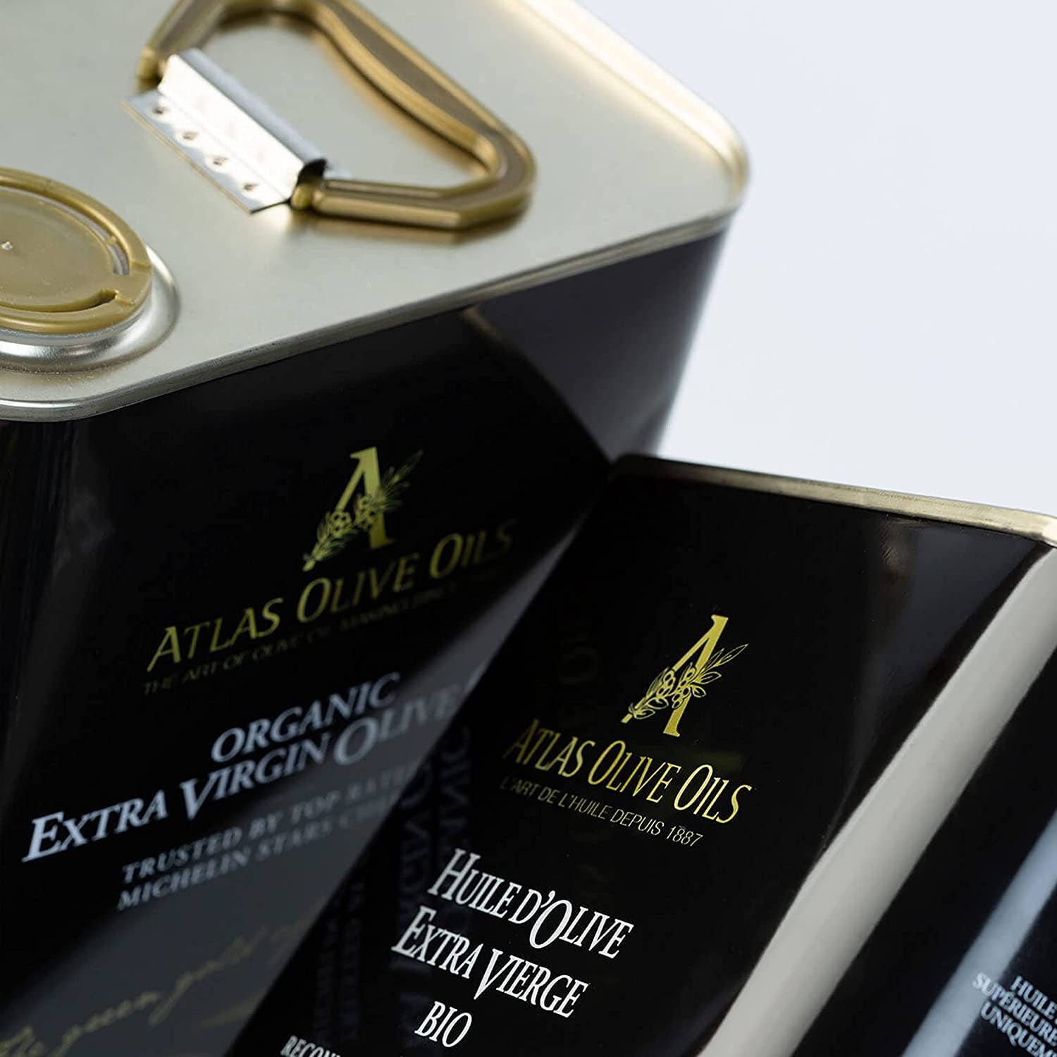 ATLAS OLIVE OILS - Wholesale Olive Oil - Atlas Organic Extra Virgin Olive Oil Metal Tin of 5L6