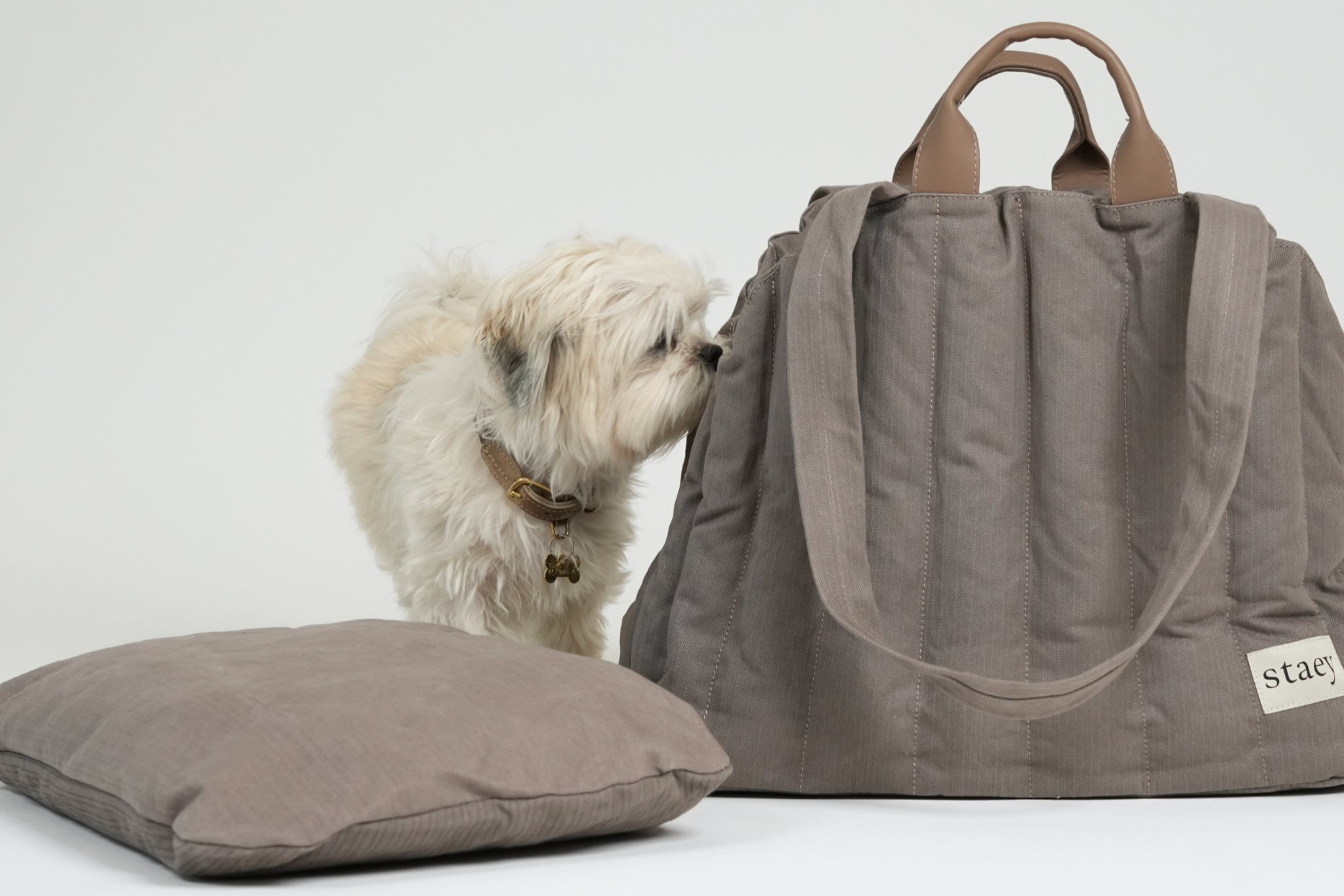Staey – wholesale Pet carrier – Dog – Carrier Bag Elva | Taupe3