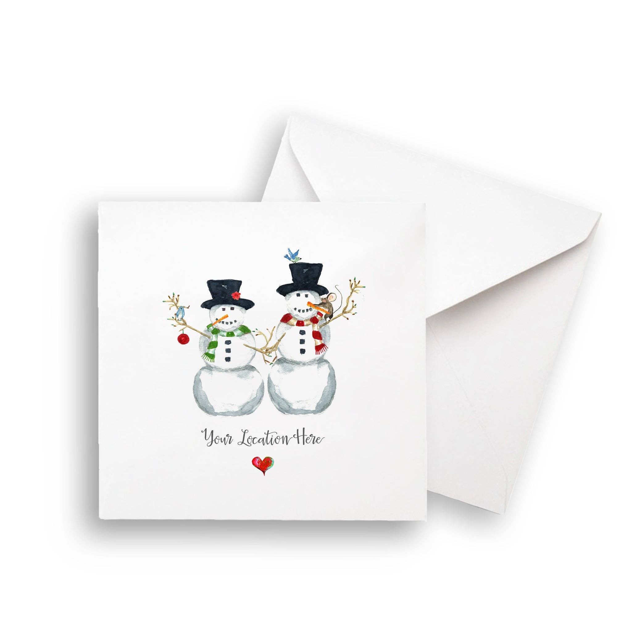 French Graffiti – Großhandel Geschirrtücher – Schneemänner bringen mein Herz mit dem Standort zum Schmelzen5