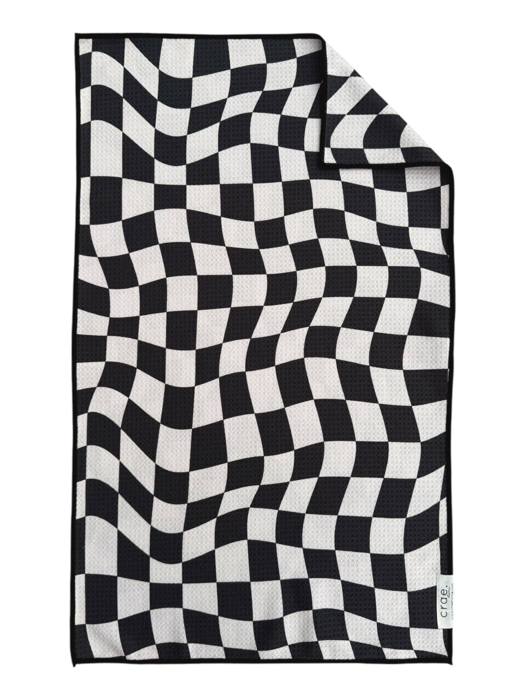 Black Cream Charstir: Double-Sided Hand Towel for wholesale on Faire0
