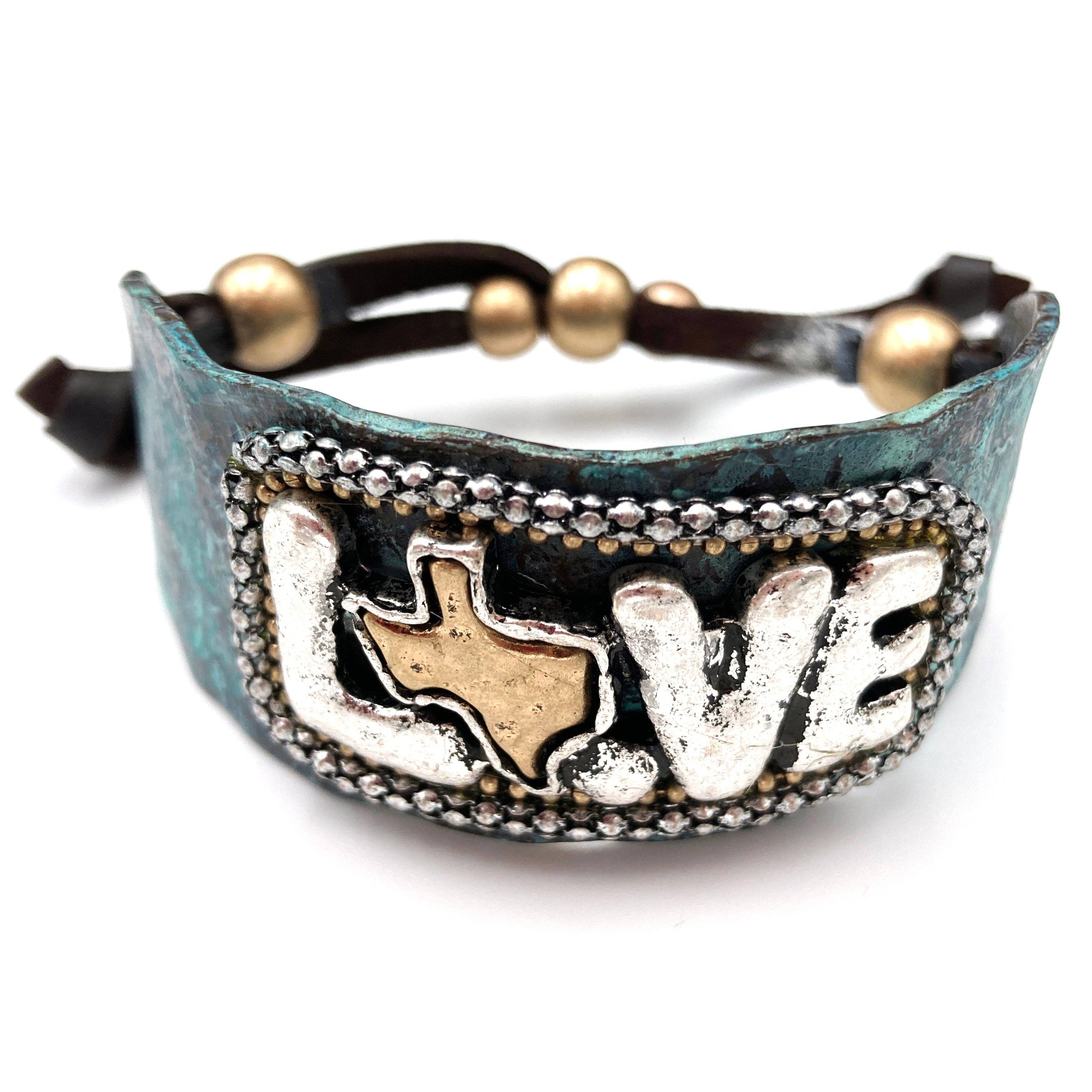 Lunar Deer – wholesale Cuff bracelet – Love Texas Western Bracelet Cuff2
