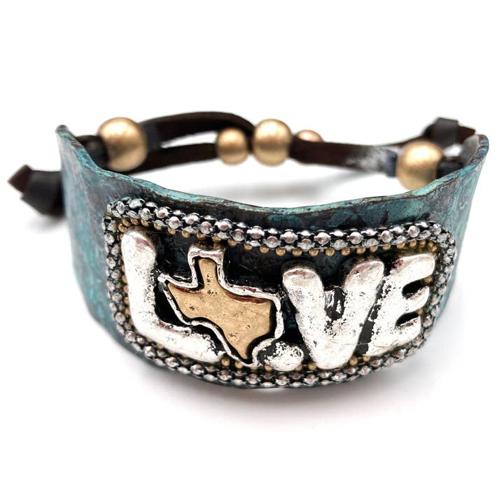 Lunar Deer - Wholesale Cuff Bracelet - Love Texas Western Bracelet Cuff2