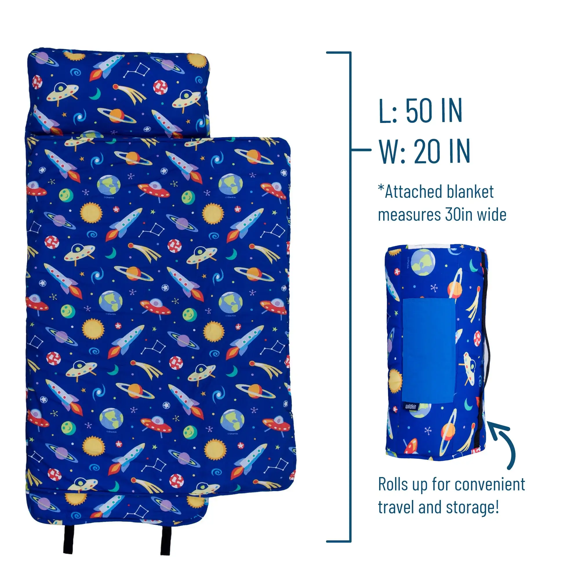 Wildkin - Wholesale Nap Mat - Kids & Baby - Out of this World Original Nap Mat - Blue3