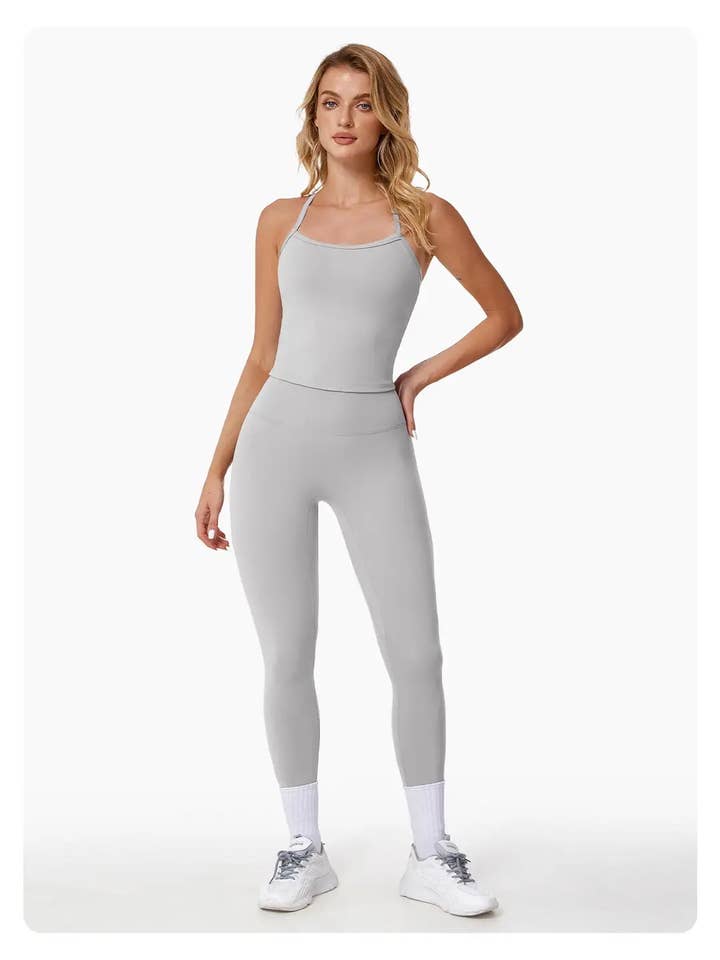 Mantra Active - Wholesale Activewear Set - Women's - Vesper Halter Neck Sports Bra & Leggings Activewear Set 20