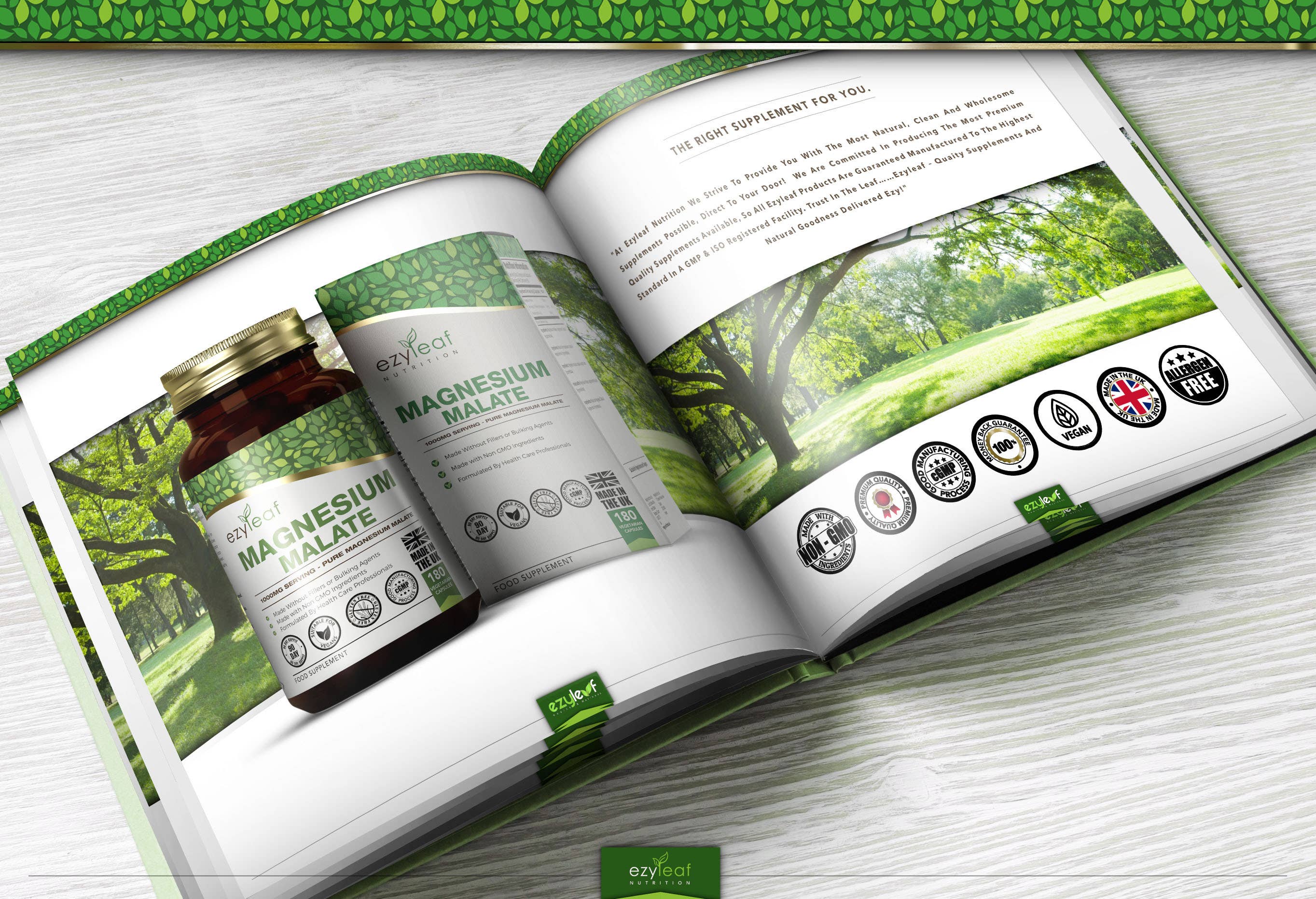 Focus Supplements - Wholesale Oral supplement/vitamin - Magnesium Malate 500g 180 Vegan Capsules3