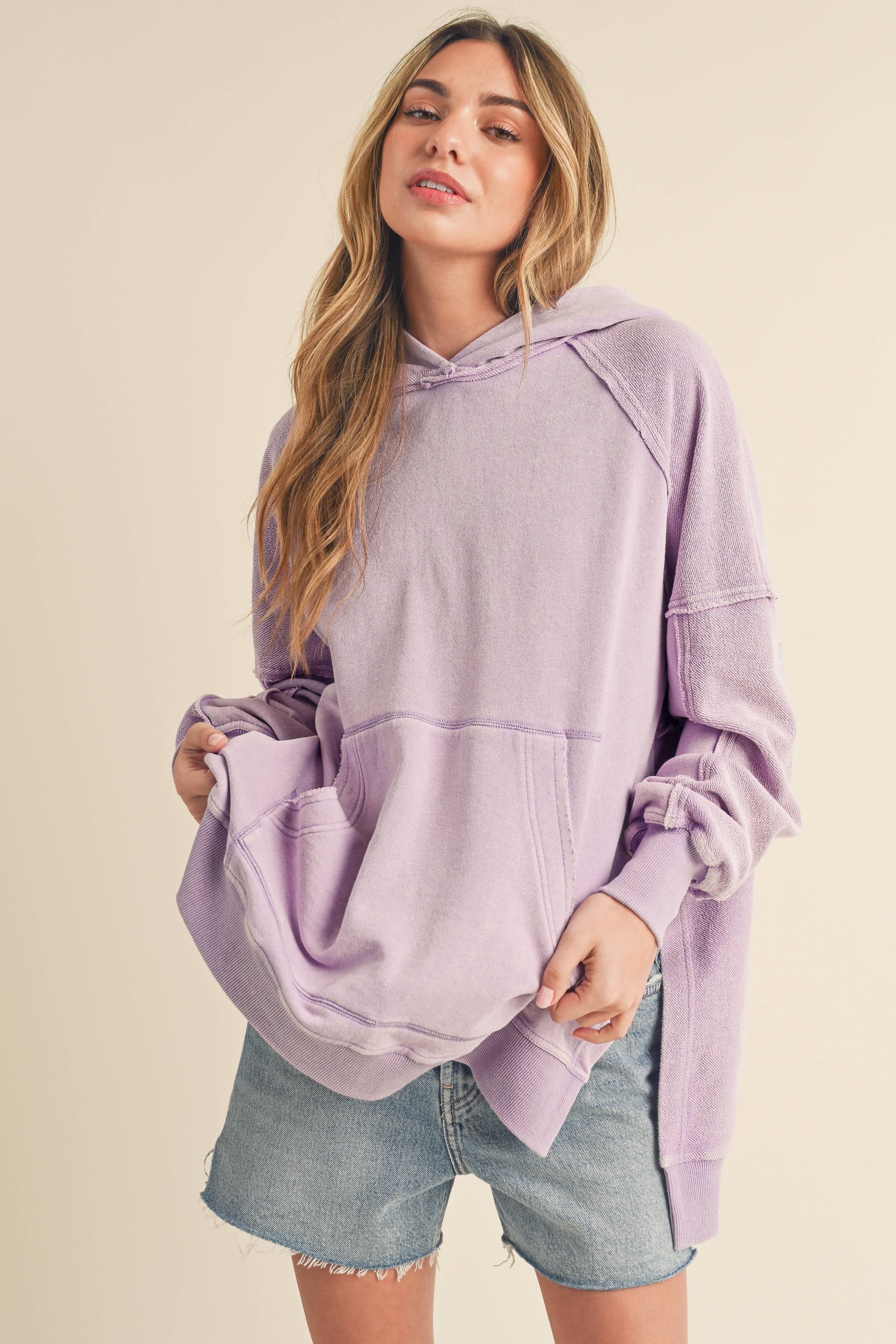 AEMI + CO – wholesale Hoodie – Women's – 966CK Deb Washed Hoodie 571