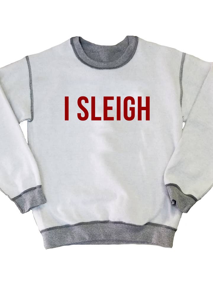 Christmas I Sleigh Sweatshirt for wholesale by Stated Brands
