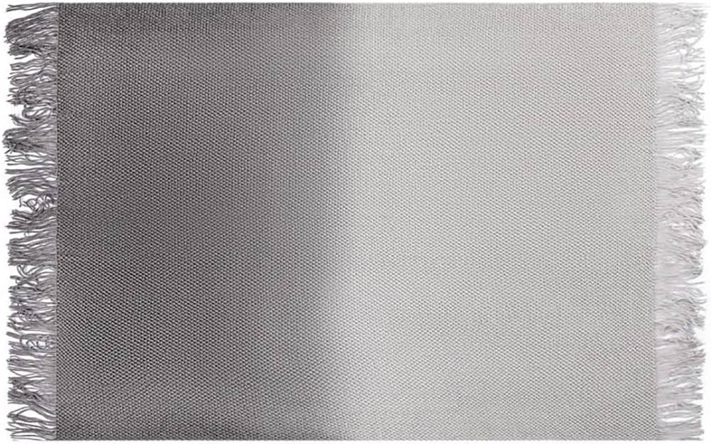Fennco Styles - Wholesale Throw Blanket - Grey Ombre Gradient Textured Throw Blanket - 50"W x 60"L 3