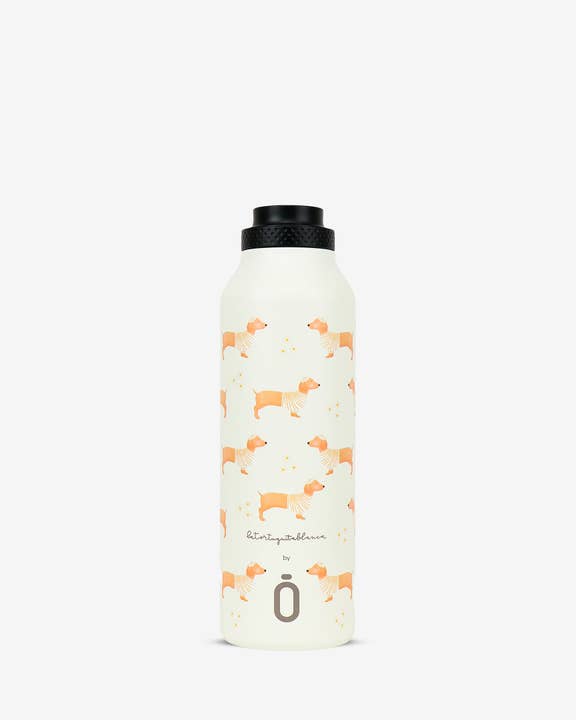 Runbott - Wholesale Water Bottle - Mii 60 The Little White Turtle - Daisy Dachshund1
