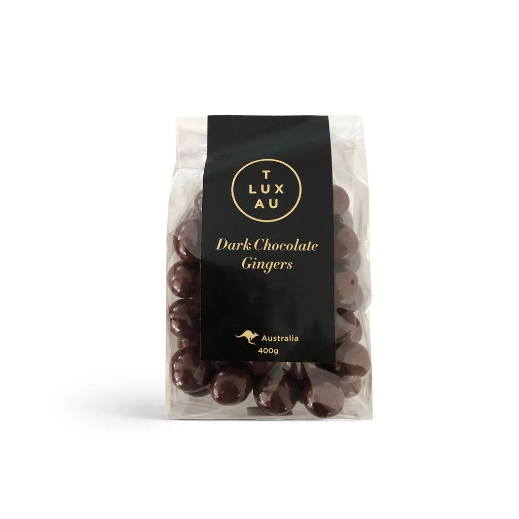TLUXAU - Wholesale Chocolate-covered sweets - Large - Dark Chocolate Gingers 350g