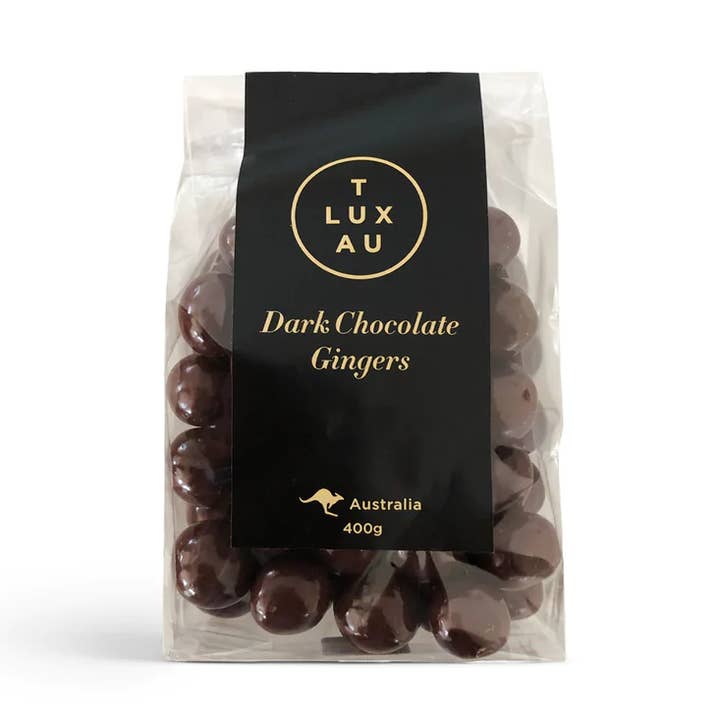 TLUXAU - Wholesale Chocolate-covered sweets - Large - Dark Chocolate Gingers 350g0