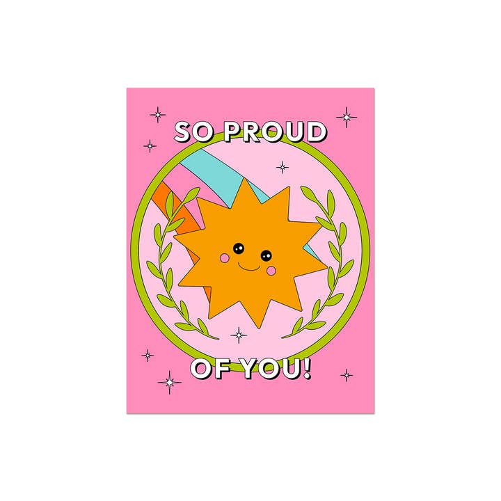 Party Mountain Paper co. - Wholesale Encouragement Card - So Proud Of You | Last Chance