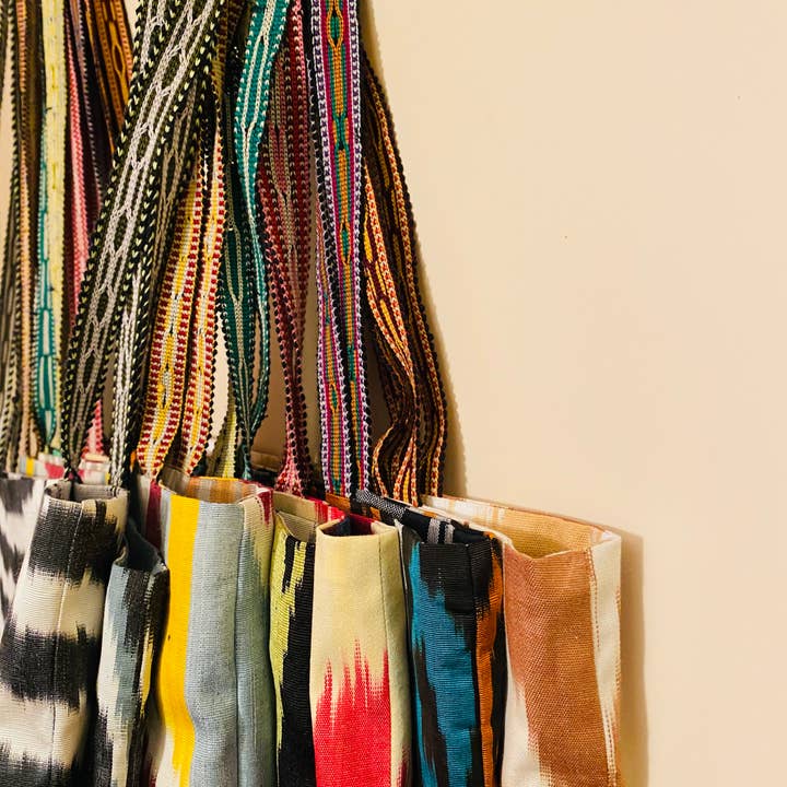 various colors ikat fabric shopper for wholesale on Faire5