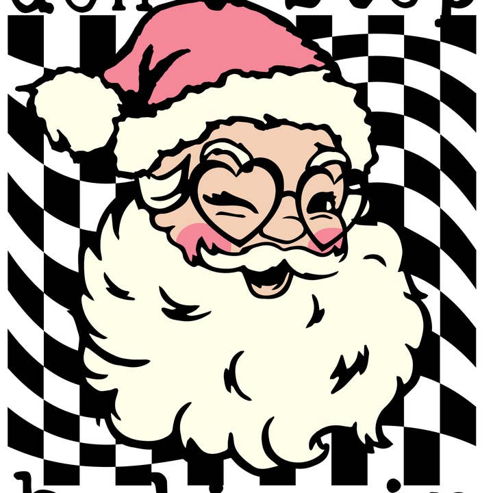 Não Pare de Acreditar no Papai Noel DTF Transfer por atacado de Boho Bailey