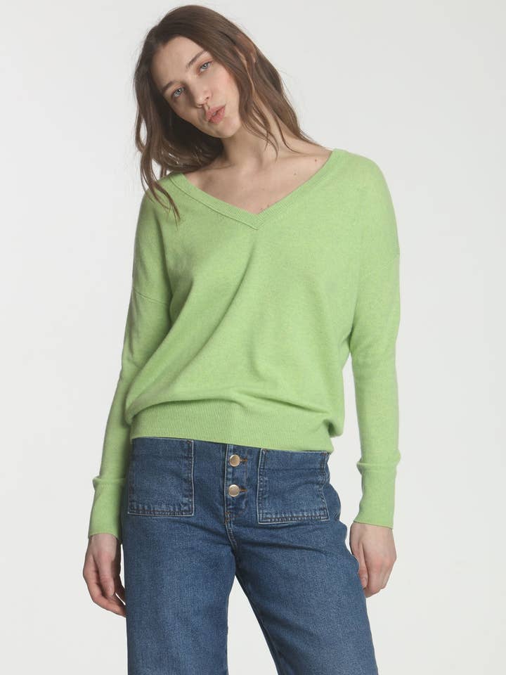 CORE Cashmere BF Vee - Limão por atacado de Label + Thread