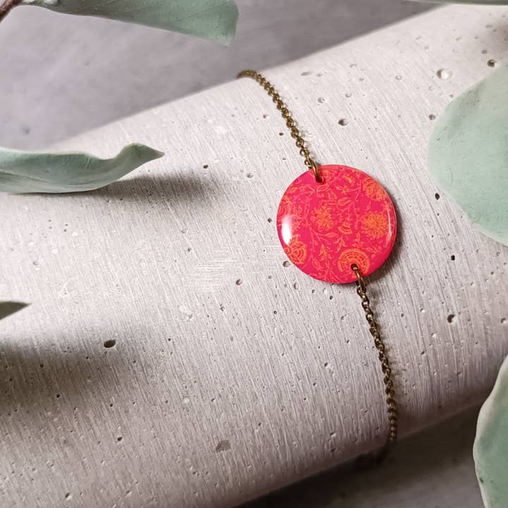 Bracciale Sully — motivo floreale 0732 per la vendita all'ingrosso da parte di une Hirondelle sous le Tilleul