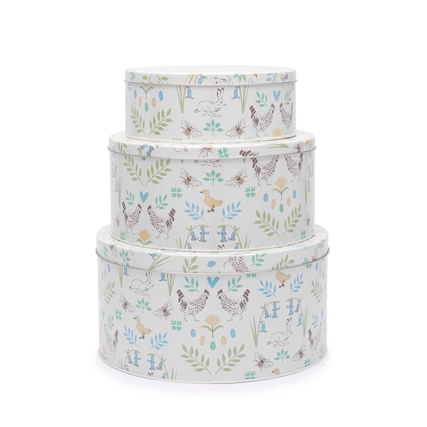 Sophie Allport – wholesale Cake decorating kit – Spring Chicken Cake Tins (Set of 3)2