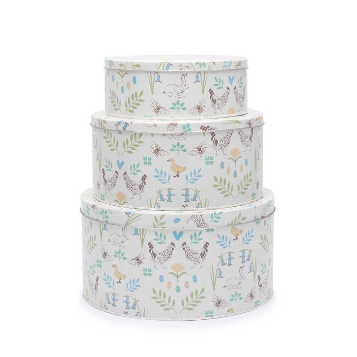 Sophie Allport – wholesale Cake decorating kit – Spring Chicken Cake Tins (Set of 3)2