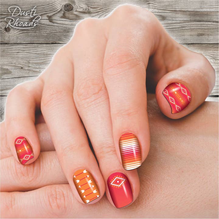 Sherbert Nail Polish Strips for wholesale by Dusti Rhoads