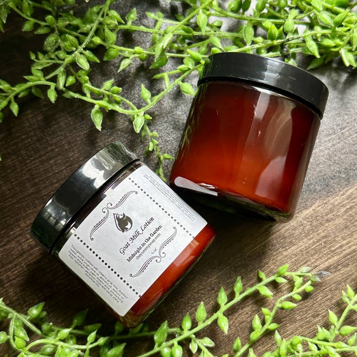 The Yummy Soap - Wholesale Body Cream/Lotion - Midnight in the Garden Goat Milk Lotion, Floral Lotion 4oz1