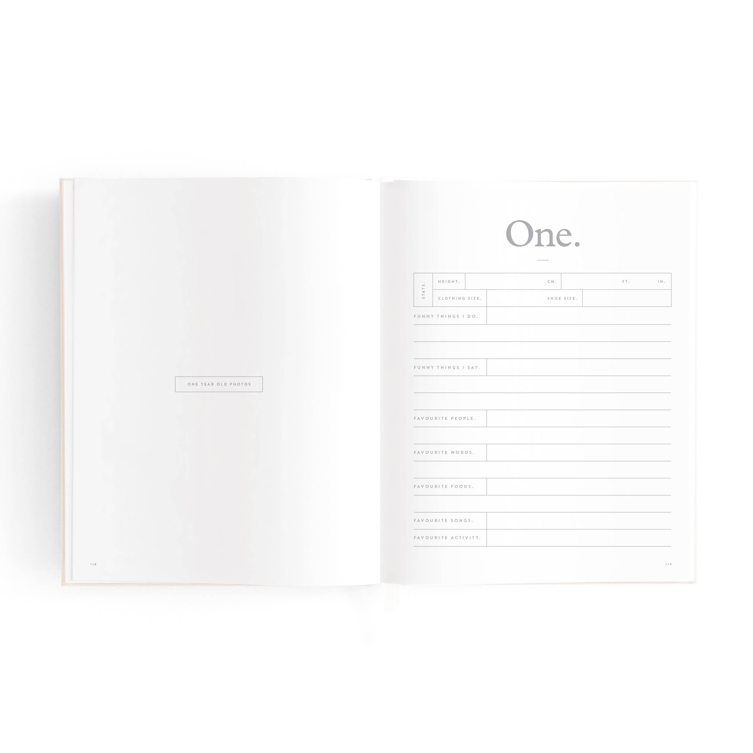 Fox & Fallow – wholesale Minnesbok - Barn och baby – Mini Baby Book Havregryn15