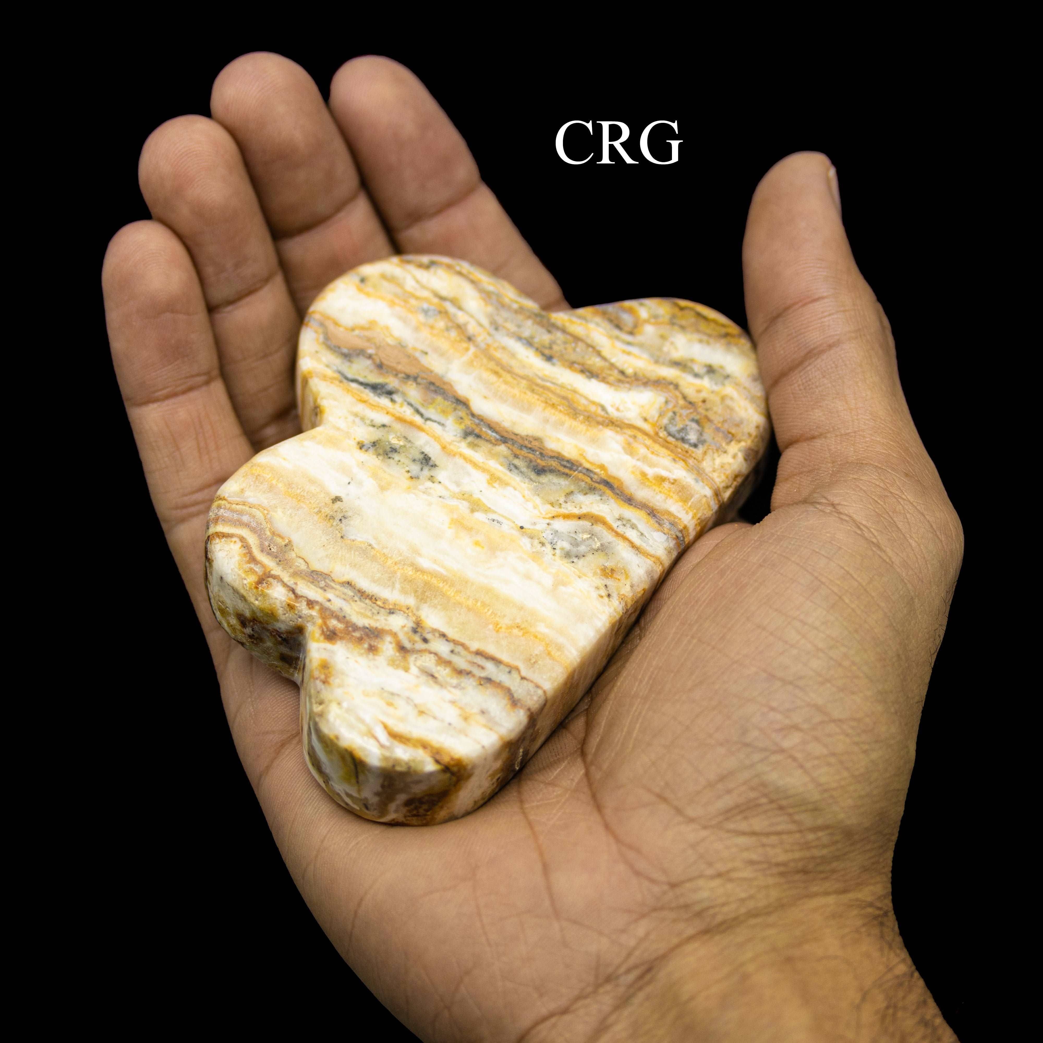 Crystal River Gems LLC - Wholesale Spiritual Stone/Crystal - 1 KILO LOT - Chocolate Calcite Clouds / MIXED SIZES1