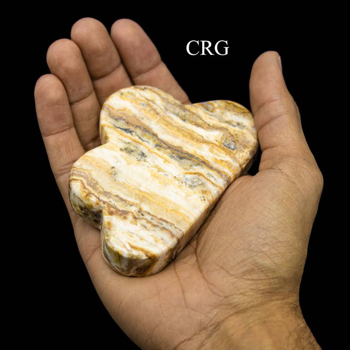 Crystal River Gems LLC - Wholesale Spiritual Stone/Crystal - 1 KILO LOT - Chocolate Calcite Clouds / MIXED SIZES1